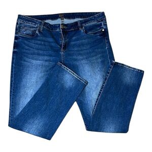 Kut from the Kloth Women's Blue Jeans Boyfriend Fit, Skinny Leg Straight Fit